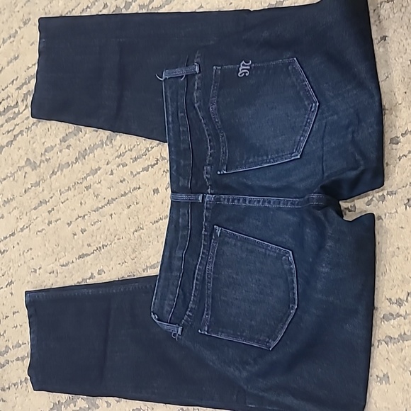 Miss Me Women's Jeans Nicole 5 Pocket Low Rise Skinny Dark Wash - Picture 4 of 6